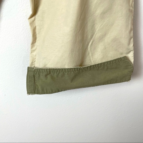 Columbia Beach Board Shorts Water Pants Tan/Green Size Small - Picture 3 of 15